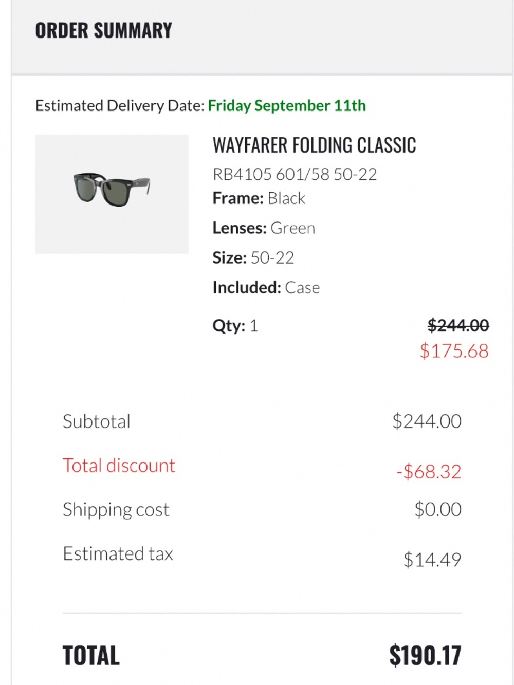 Sunglasses - Picture 1 of 1